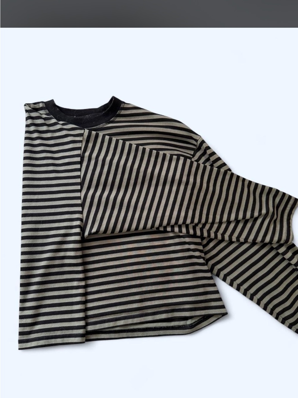 Lioness viral stripe oversized shirt